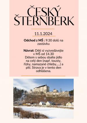 Výlet na hrad Český Šternberk 1